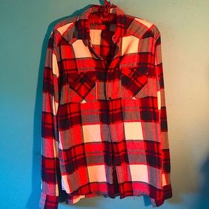 Flannel button up shirt